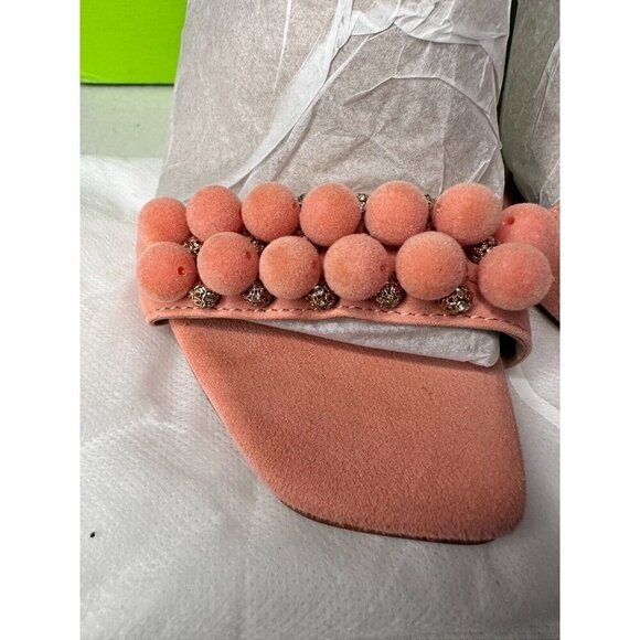 Sam Edelman Luella Canyon Clay Beaded Dress Sandals 7.5 High Heel Ankle Strap - Picture 9 of 16